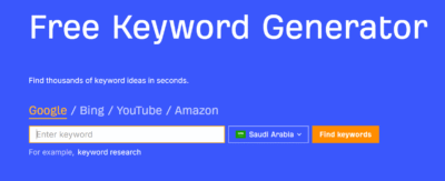 فن البحث عن الكلمات المفتاحية