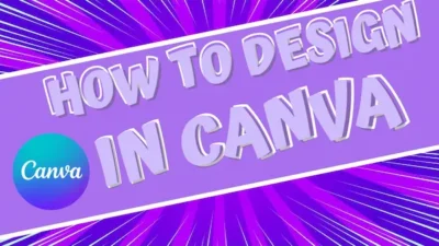 تصميم إعلان علي Canva